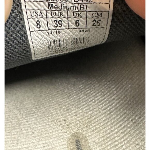 Brooks Ghost 12 Shoes Womens 8 Medium B Grey Purple Plaid Sneakers 1203051B442 - Picture 12 of 14